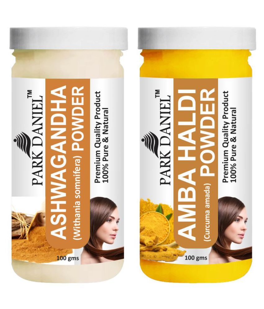     			Park Daniel Ashwagandha &    Amba Haldi Powder  Hair Mask 200 g Pack of 2