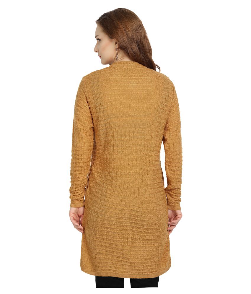     			Clapton Acrylic Gold Buttoned Cardigans -