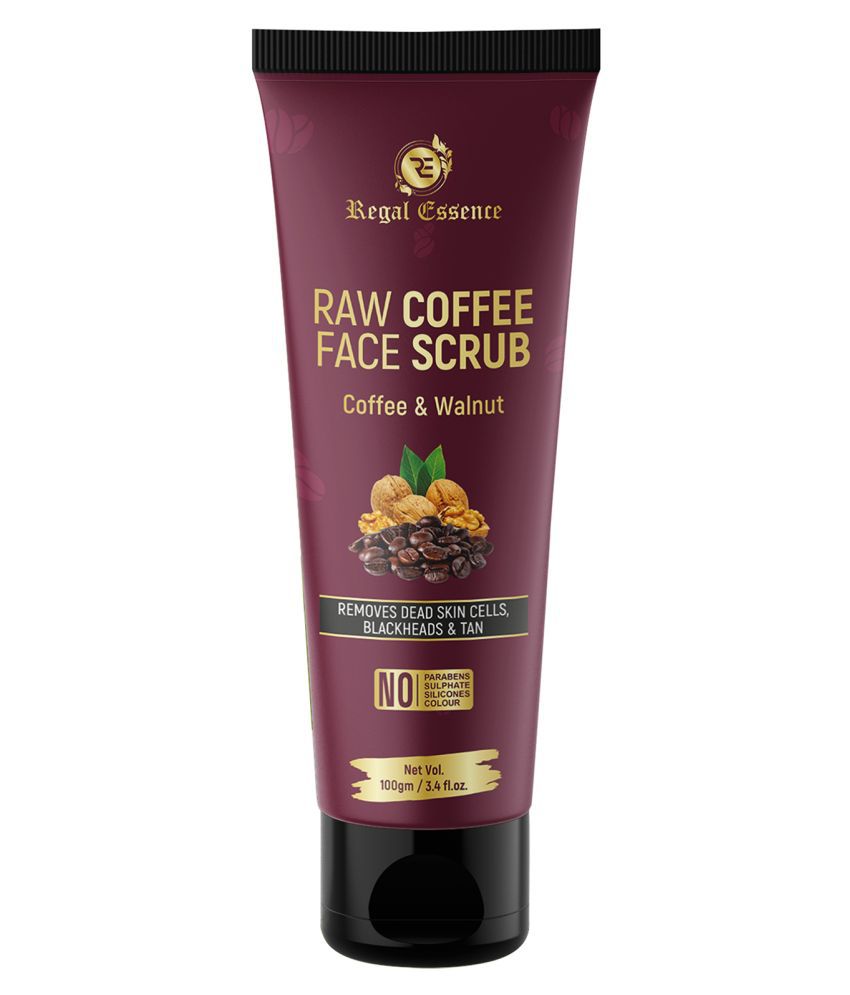 Regal Essence Raw Coffee Face Scrub & Exfoliators 100 gm