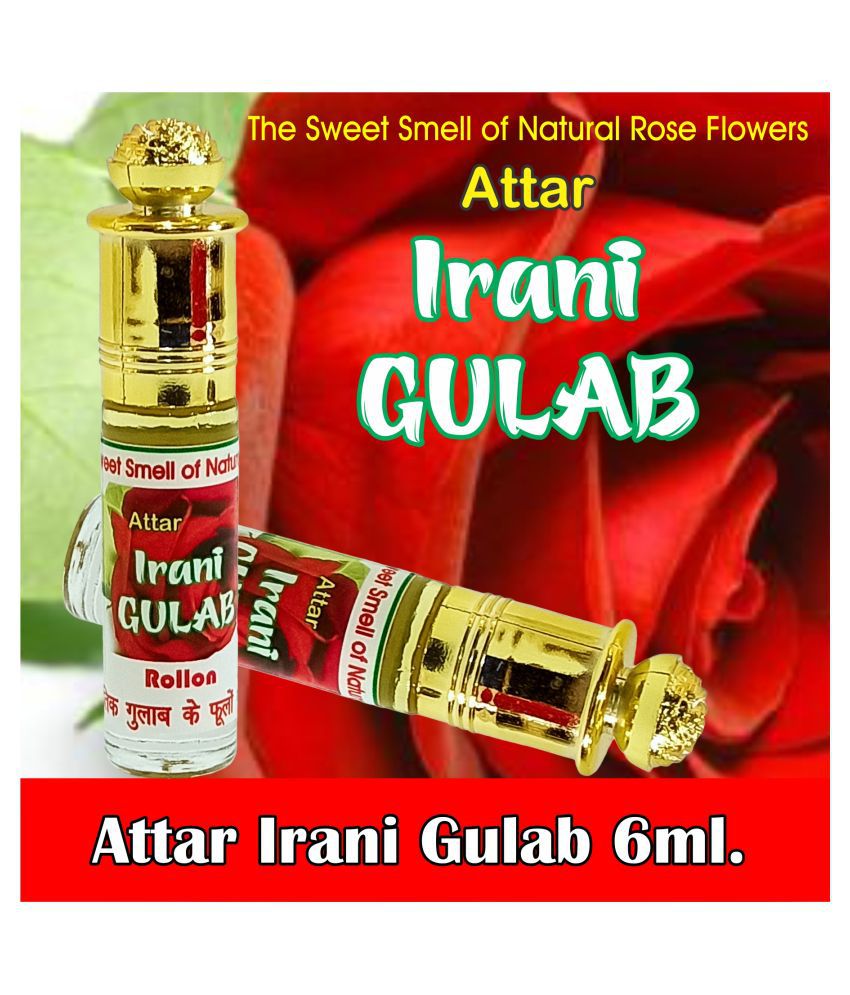     			INDRA SUGANDH BHANDAR Attar Irani Gulab 6ml Rollon Pack