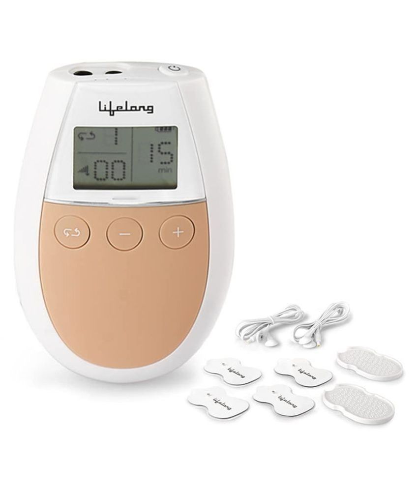 Lifelong LLM315 Electric Massager with 4 Gel Pads, 6 Modes & 16 Intensity Levels Massager for Pain Relief