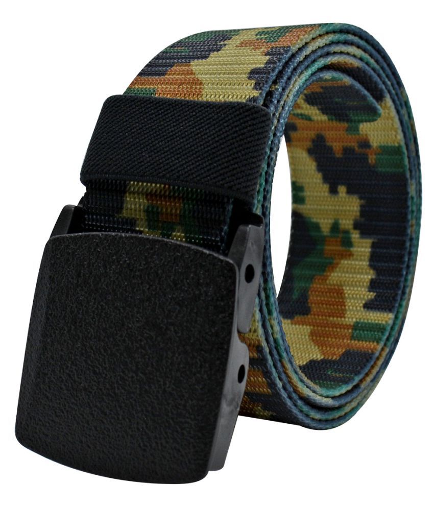     			Loopa Black Nylon Casual Belt