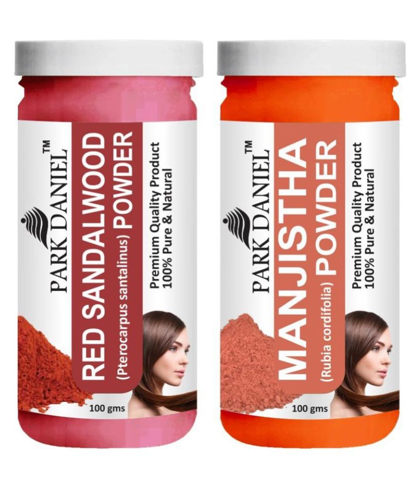     			Park Daniel  Red Sandalwood &  Manjistha Leaf Powder Hair Mask 200 g Pack of 2