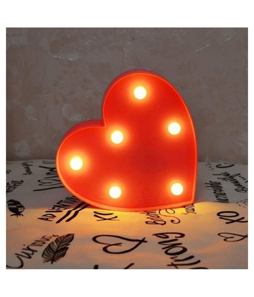     			MIRADH LED Marquee Letter Light,Sign-HEART LED Strips