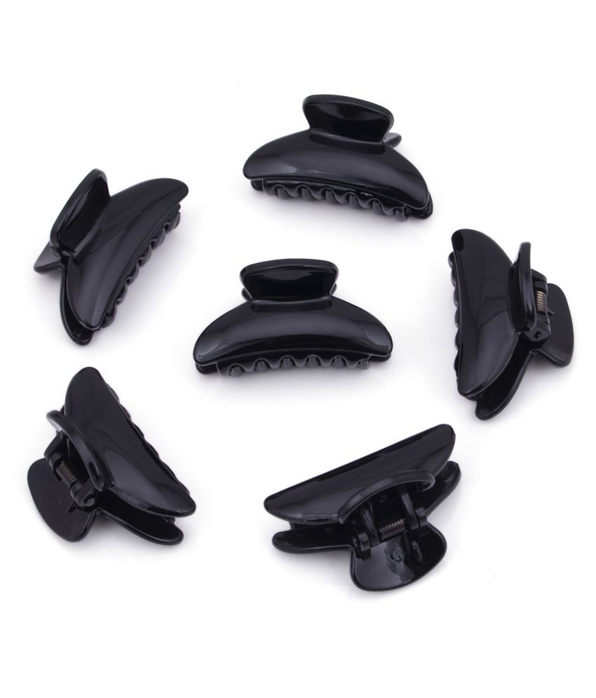     			Sukkhi Black Casual Hair Clip