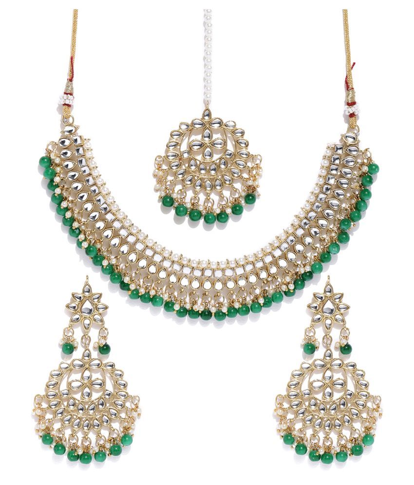     			Sukkhi - Gold Alloy Necklace Set ( Pack of 1 )