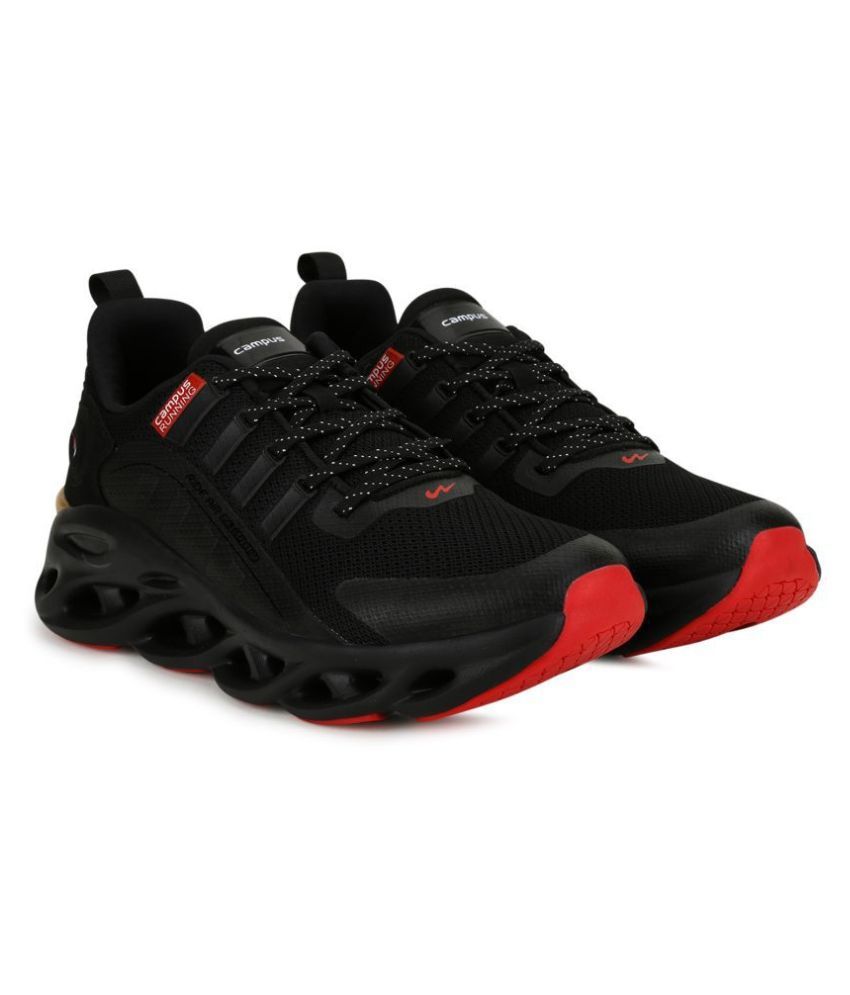 Campus UTOPIA-II Black Running Shoes 
