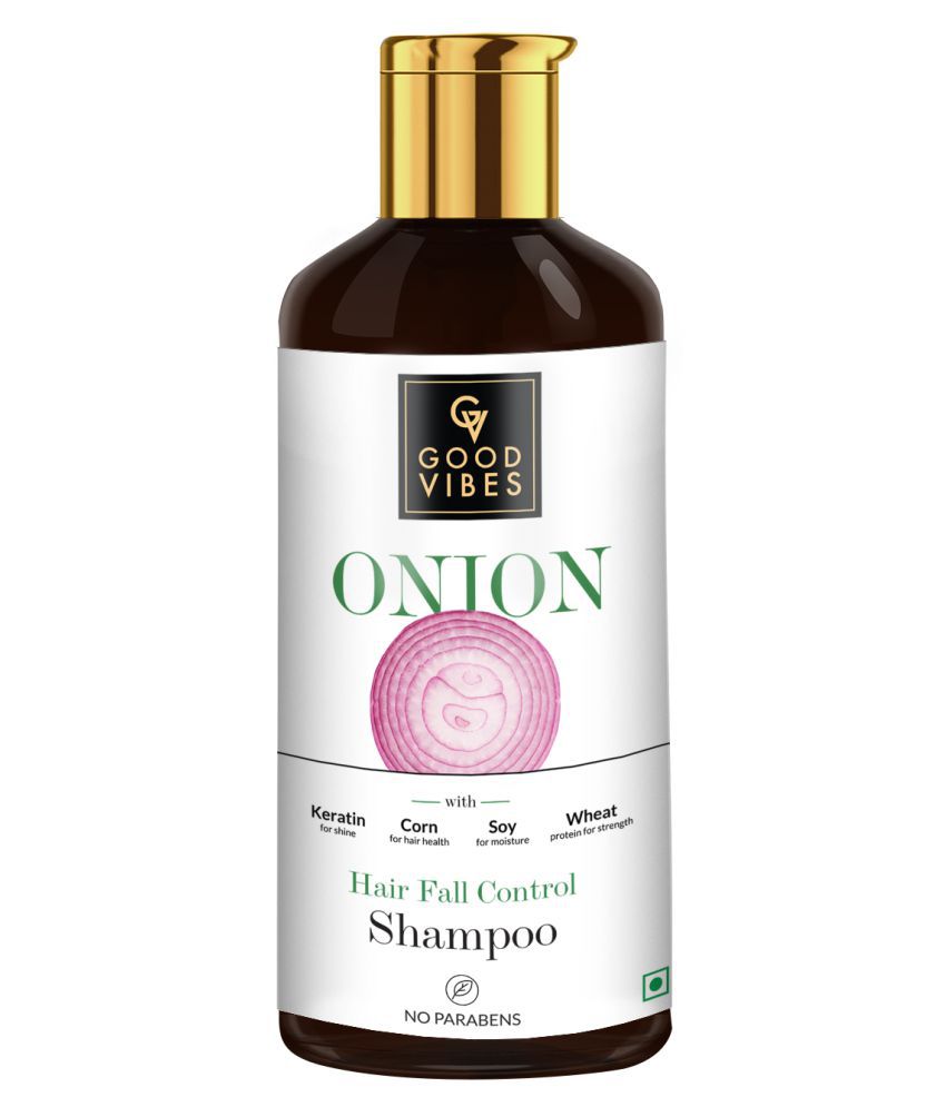 Good Vibes Onion Hairfall Control Shampoo (300 ml)