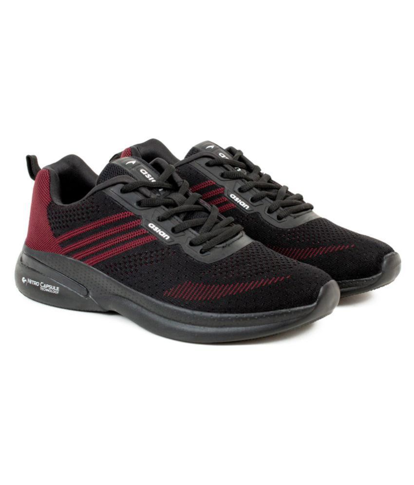     			ASIAN  Maroon  Men's Sports Running Shoes