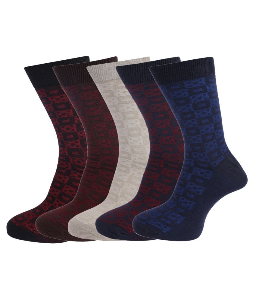     			Dollar Multi Casual Full Length Socks Pack of 5