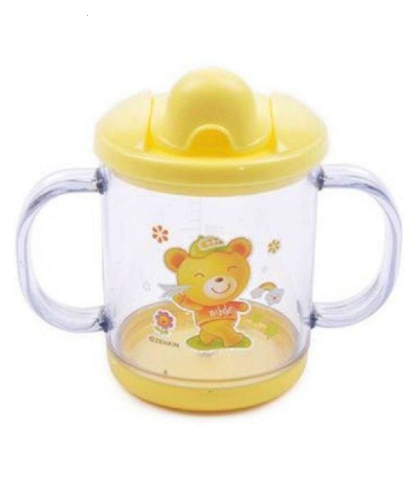     			aurapuro Yellow Plastic Spout Sippers