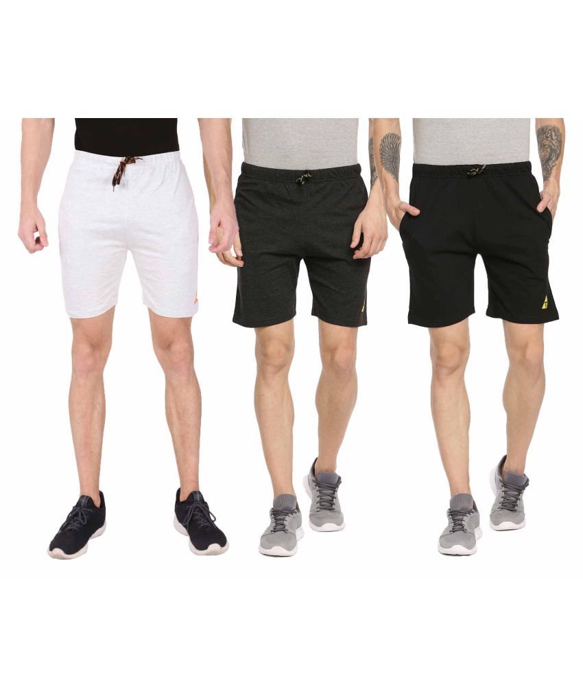     			Ardeur - Cotton Blend Multi Men's Shorts ( Pack of 3 )