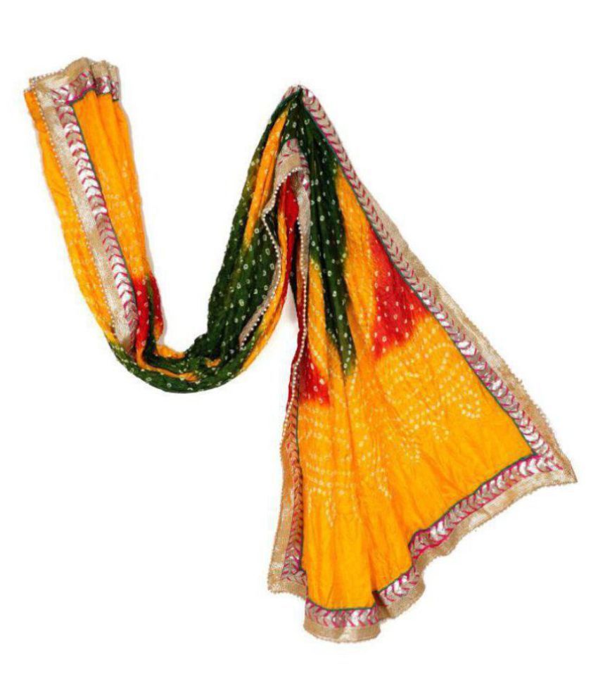     			Raj Multicoloured Art Silk Dupatta - Single