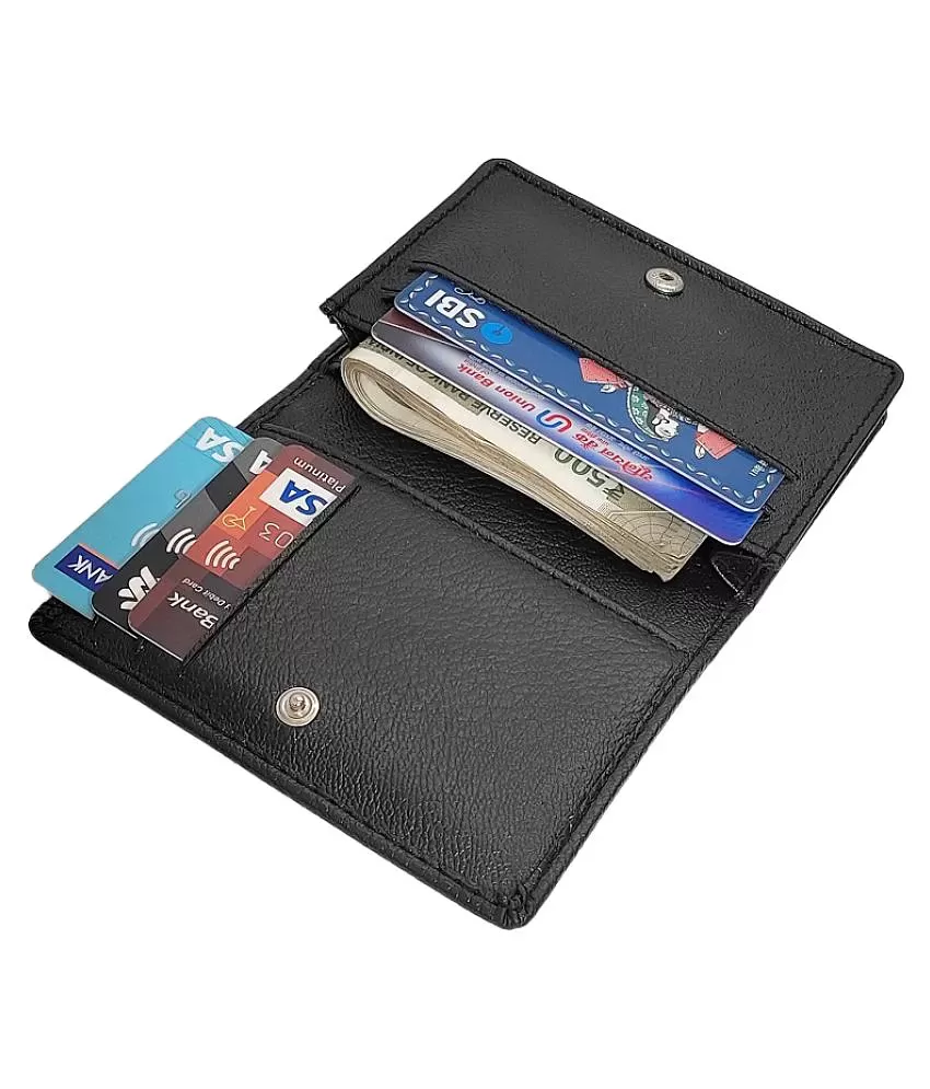 GIOVANNY Faux Leather Black Casual Regular Wallet (Men's Purse): Buy Online  at Low Price in India - Snapdeal