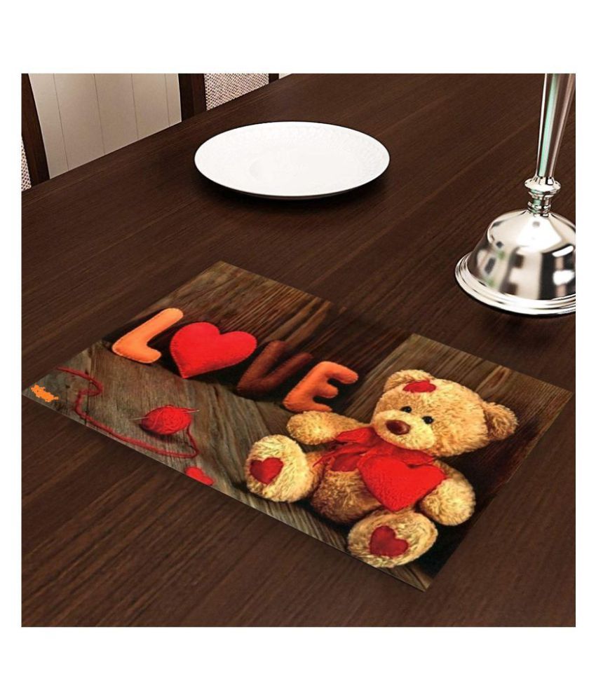     			Revexo Set of 6 PVC Table Mats