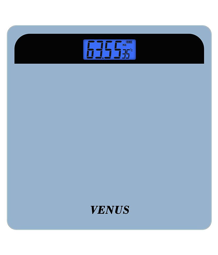     			Venus Electronic Digital LCD Body Weighing Scales EPS-2799-New-Black