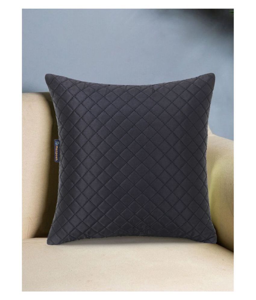     			mezposh Single Satin Cushion Covers 40X40 cm (16X16)
