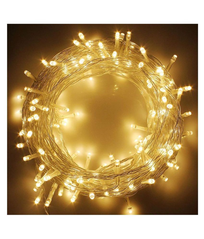     			EmmEmm 10Mtr Warm White Pixel Led String String Lights Gold