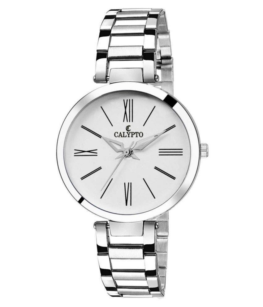 CALYPTO Stainless Steel Round Womens Watch