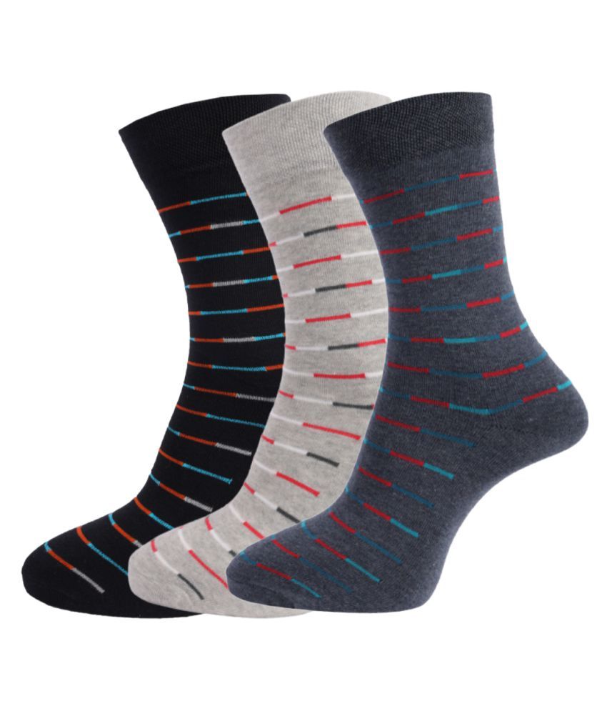     			Dollar Multi Casual Full Length Socks Pack of 3