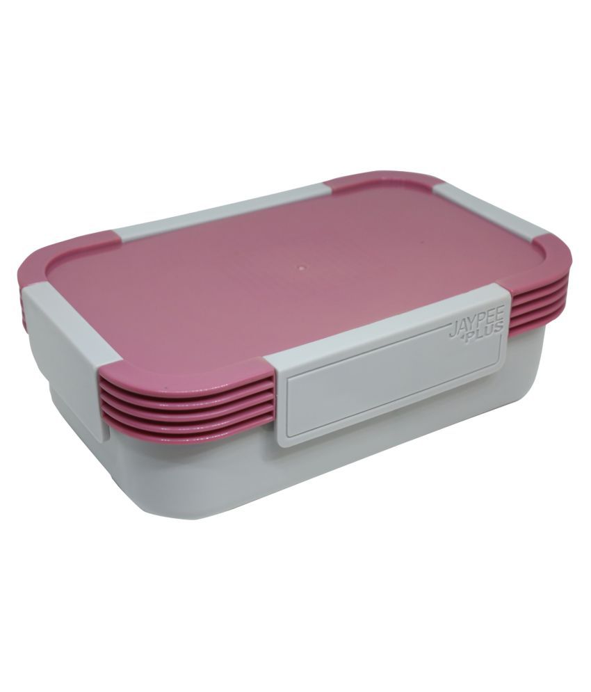     			Jaypee Plus Stainless steel lunch box Taurus- 2 Pieces  900 ml  Pink