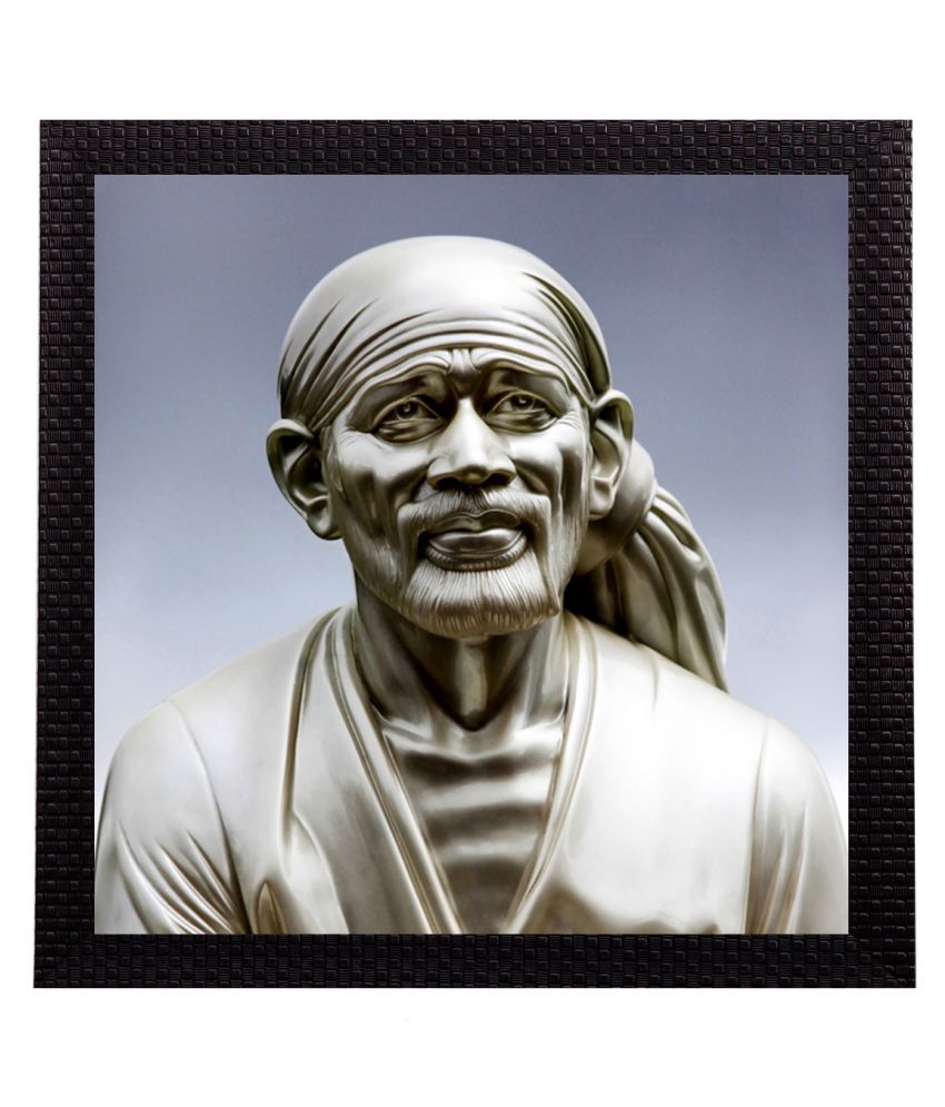     			eCraftIndia Sai Baba Satin Matt Texture UV Art Painting