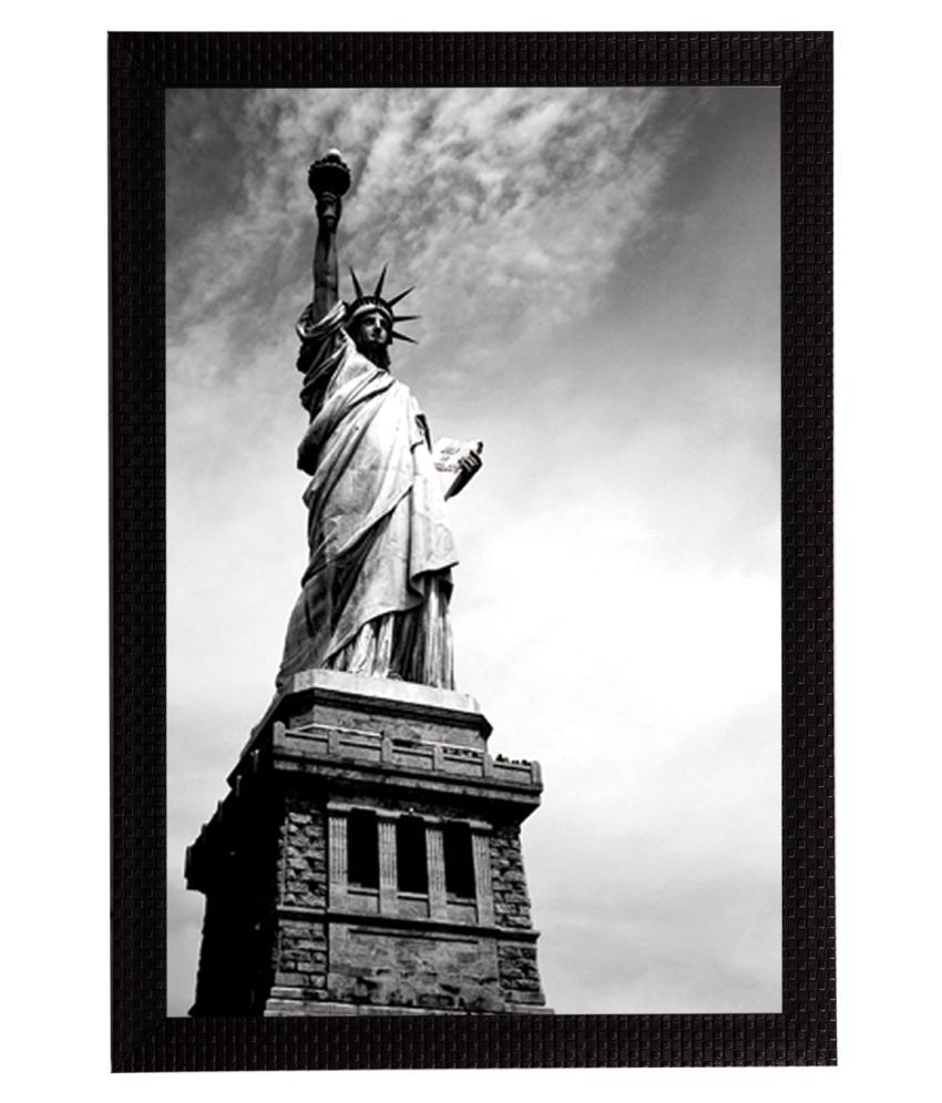     			eCraftIndia Statue of Liberty Satin Matt Texture UV Art Painting