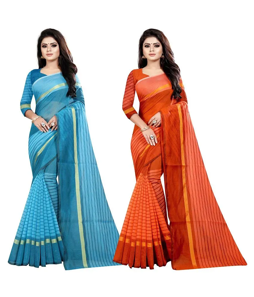 Combo Saree Multicoloured Georgette Saree Combos Price in India - Buy Combo  Saree Multicoloured Georgette Saree Combos Online at Snapdeal