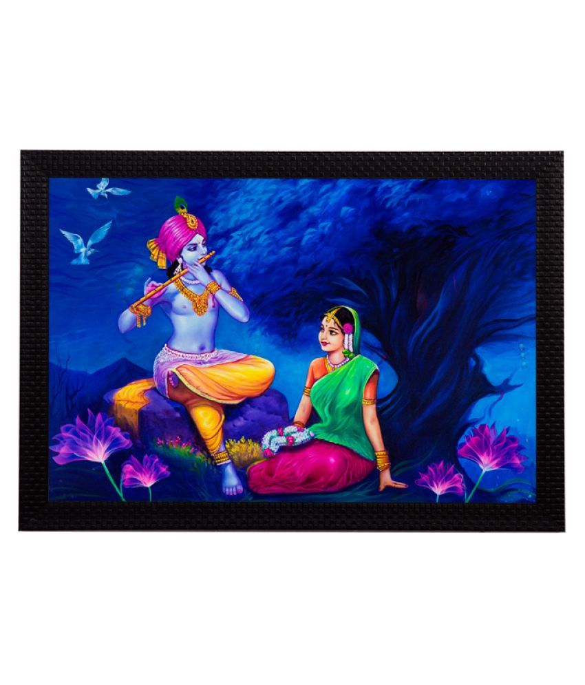     			eCraftIndia Synthetic Painting With Frame