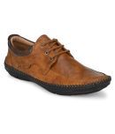 Mactree - Tan Men's Derby Formal Shoes