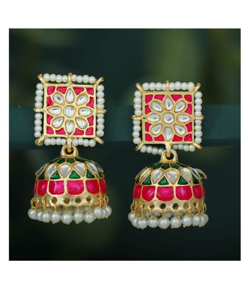     			Sukkhi - Multi Color Jhumki Earrings ( Pack of 1 )