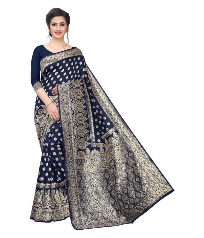 ofline selection - Multicolor Jacquard Saree With Blouse Piece ( Pack of 1 )