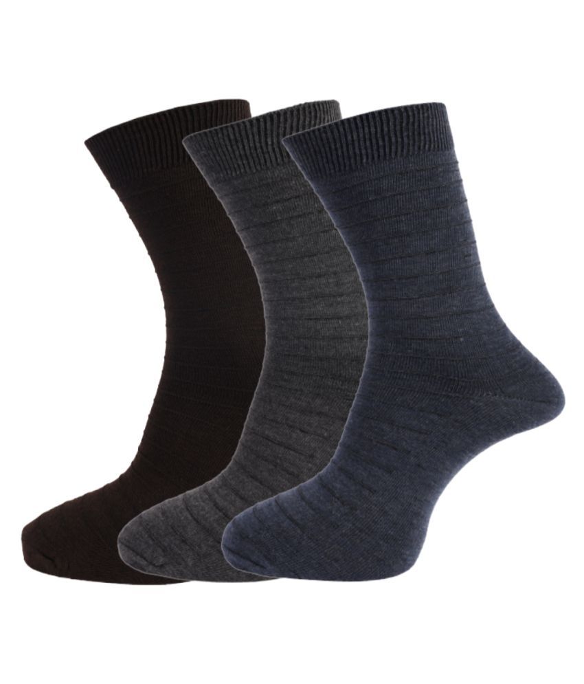     			Dollar Multi Formal Full Length Socks Pack of 3