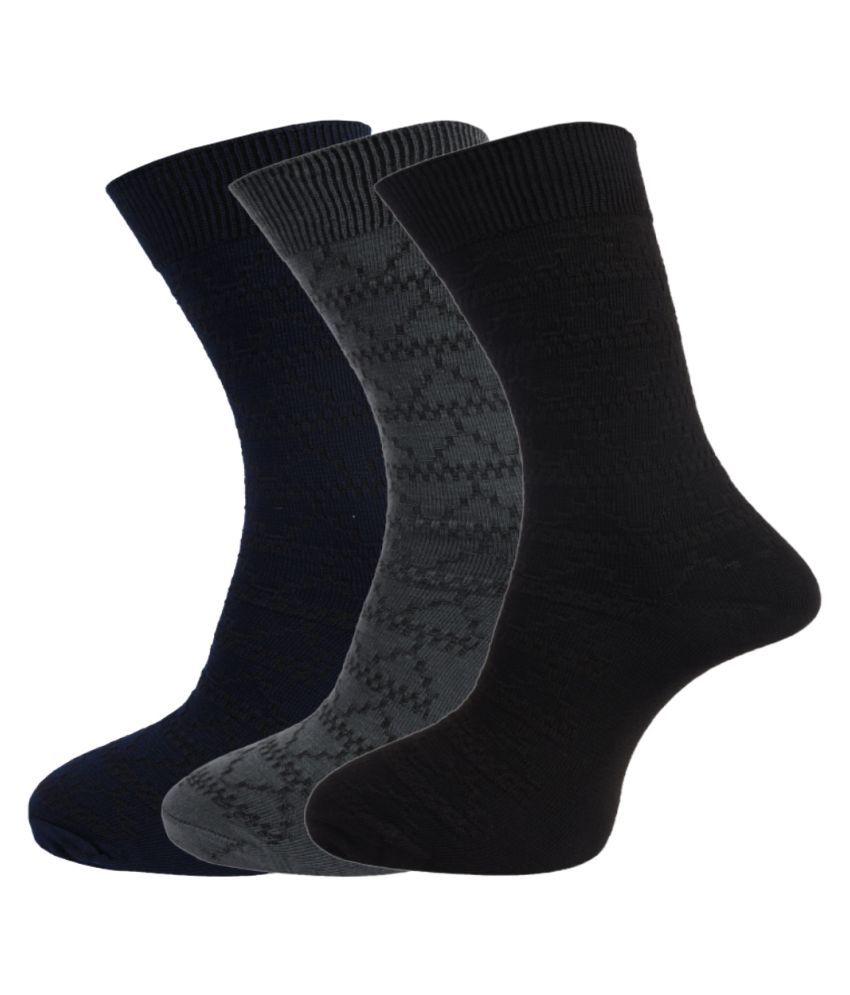     			Dollar Multi Formal Full Length Socks Pack of 3