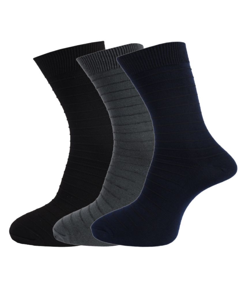     			Dollar Multi Formal Full Length Socks Pack of 3