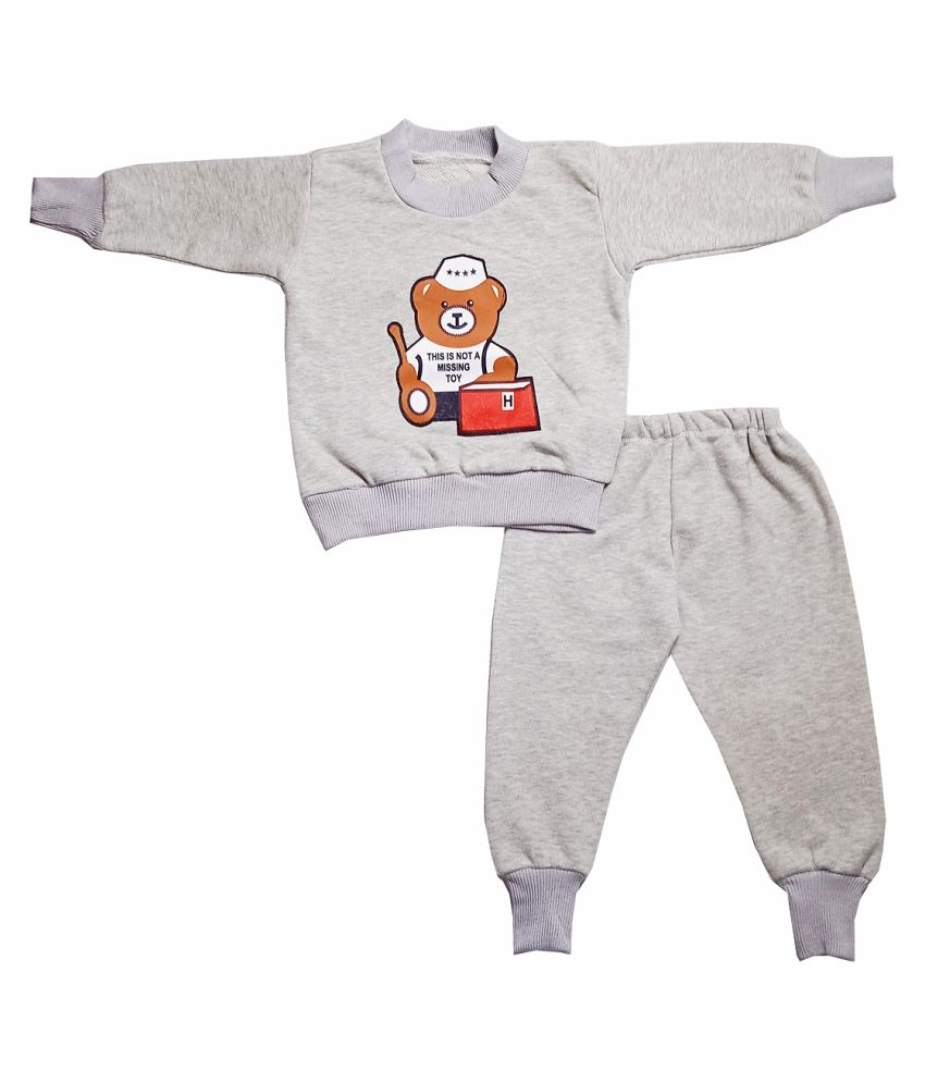     			harshvardhanmart.com Pack of 1 Boys Cotton Blend ( Grey )