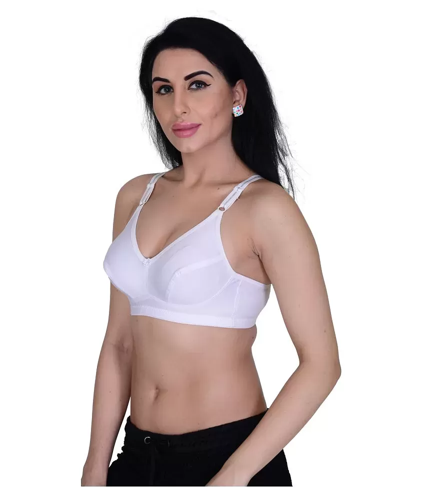 Sherry Cotton Everyday Bra - White - Buy Sherry Cotton Everyday Bra - White  Online at Best Prices in India on Snapdeal