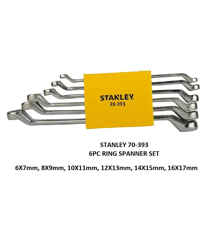 Stanley STMT23124 Double Open End Spanner Set - Ansi 9PC