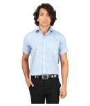 Maharaja Linen Blue Prints Formal Shirt