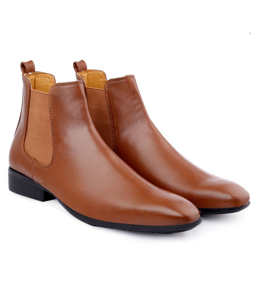     			BXXY Tan Chelsea boot