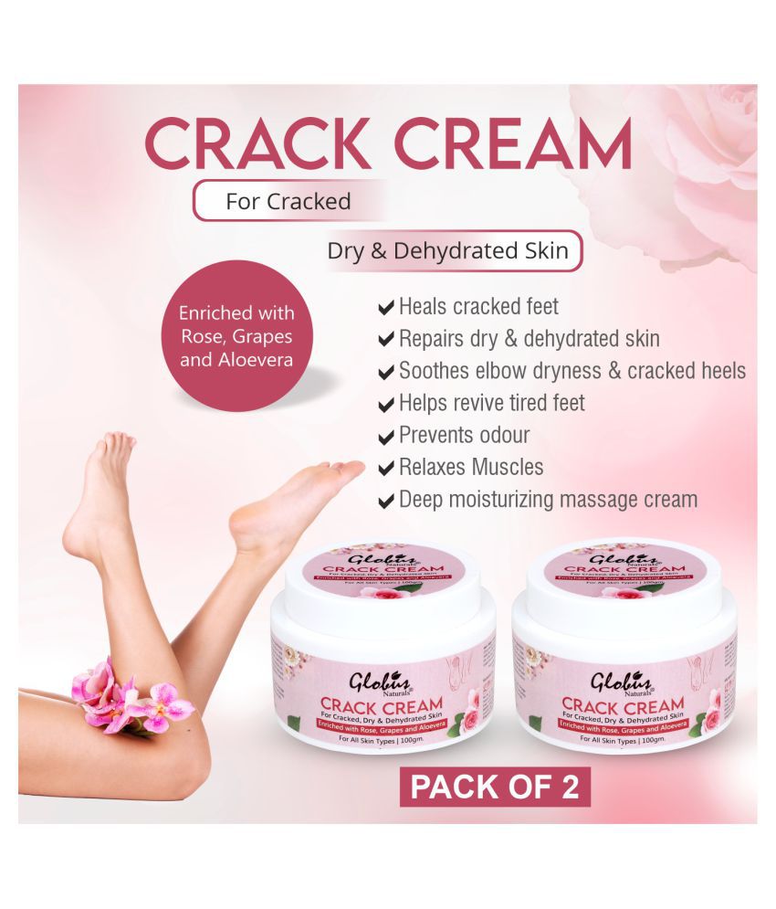     			Globus Naturals Hand, Crack Heels & Foot Cream ( 100 g ) Pack of 2