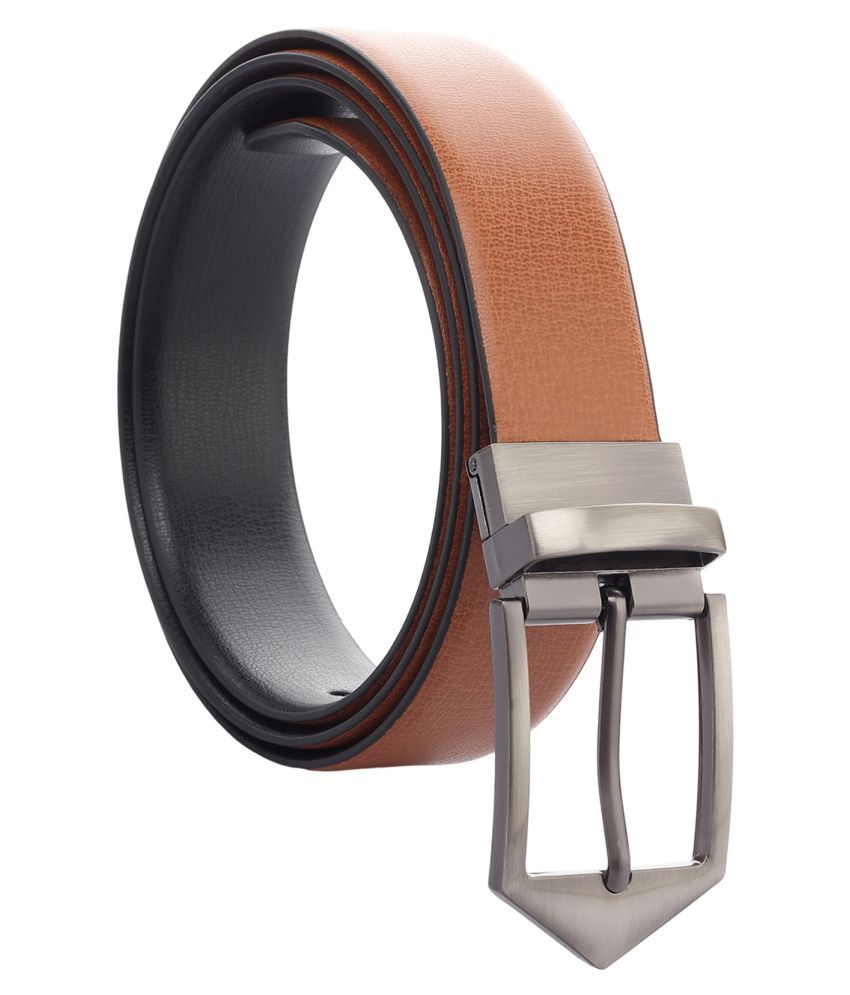     			Loopa Tan PU Formal Belt Pack of 1