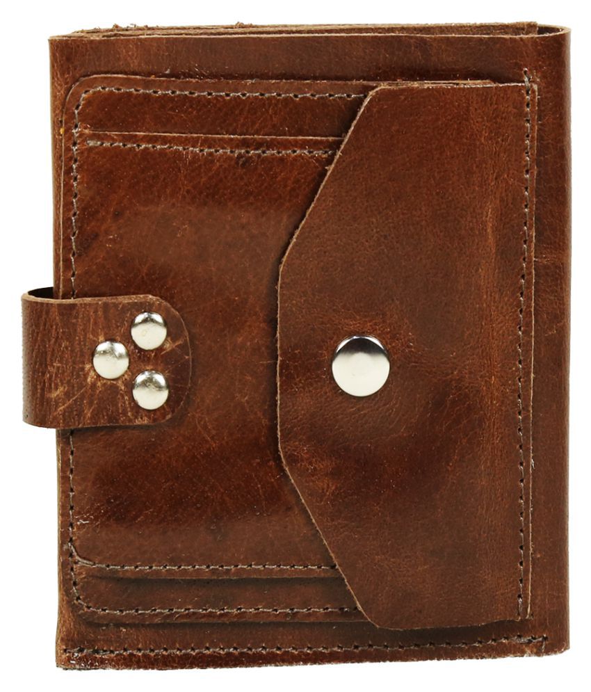     			Style 98 Flap Brown Card Holder