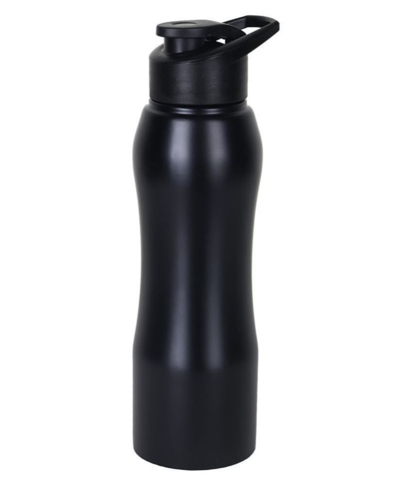 Home Story DBIIWBSSM01 Black 750 mL Steel Water Bottle set of 1