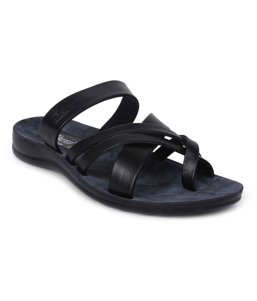 fancy black flip flops