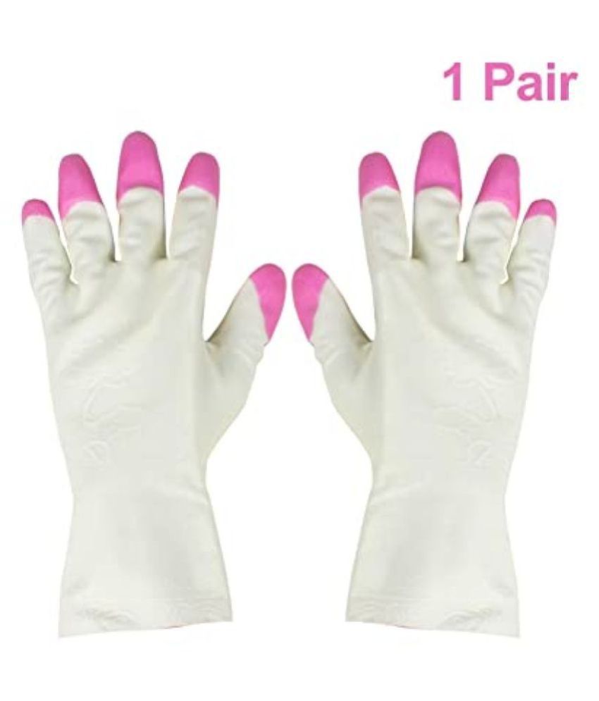 SAMYAKA™ Rubber Large Cleaning Glove 1 Pair Glove