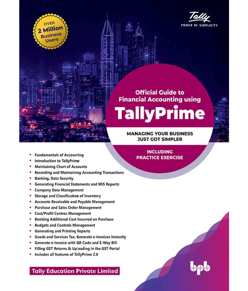Official Guide to Financial Accounting using TallyPrime by Tally Education Private Limited