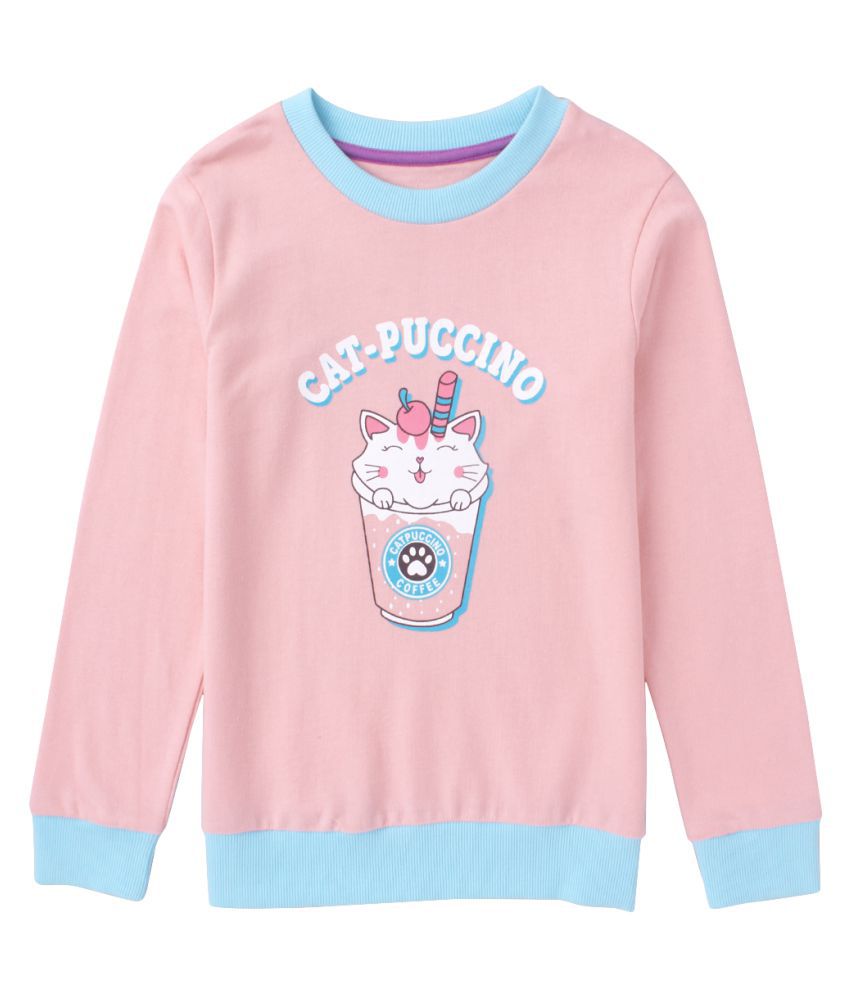     			Cub McPaws GIRLS Regular Fit Cotton Fashion Sweatshirt