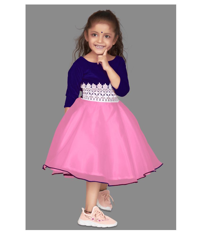     			Mirrow Trade Baby Girl’s Tutu Style Fit and Flared Midi Party Dress/Frock