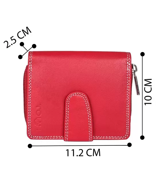 Buy Kara Dark Red Solid Leather Bi-Fold Wallet For Men At Best Price @ Tata  CLiQ